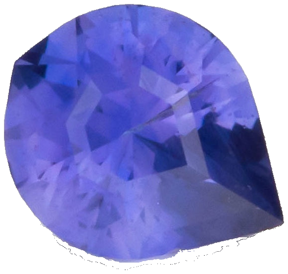 1.26-carat purple Umba African sapphire, Maya Drop cut